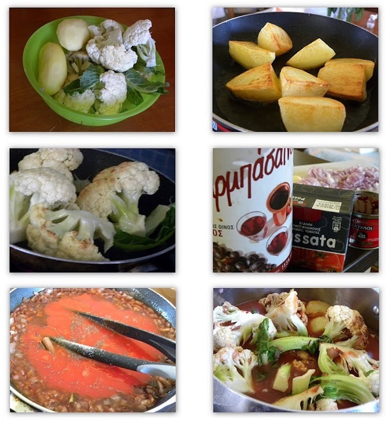 Collage Cauliflower Kapamas image