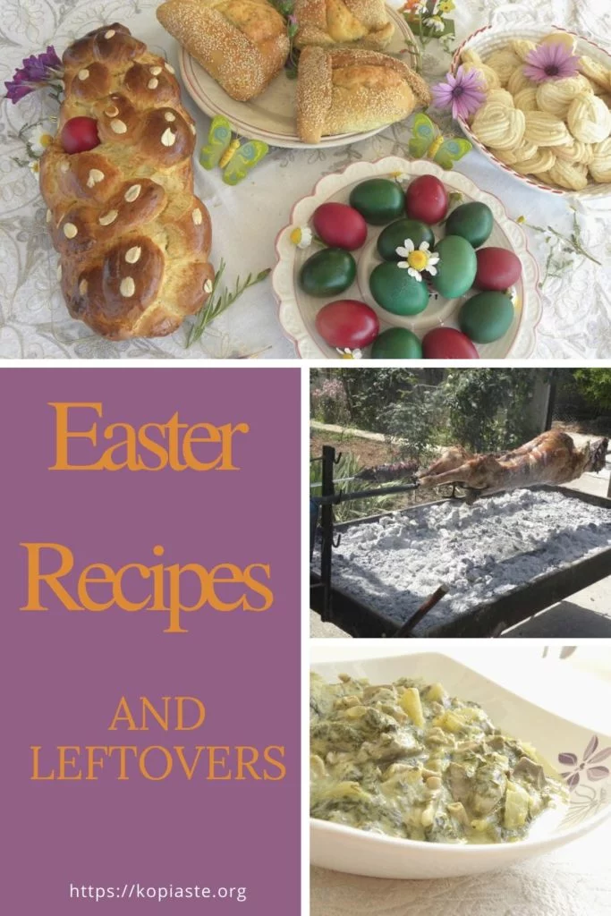 Collage Easter Recipes and Leftovers image