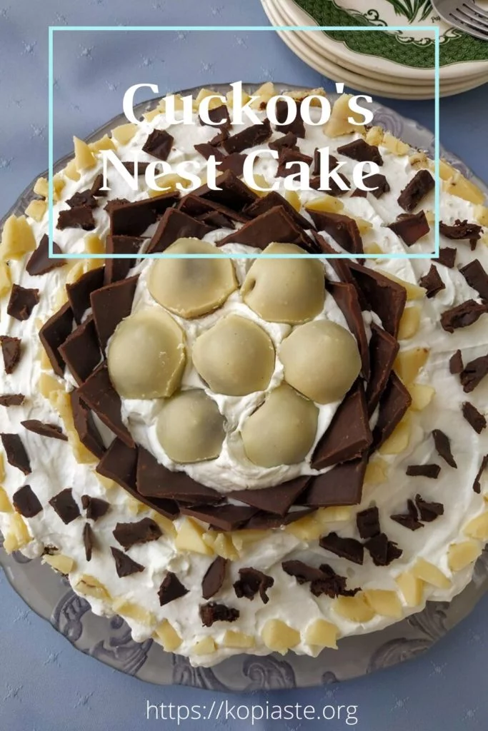 Collage cuckoo's nest Cake image