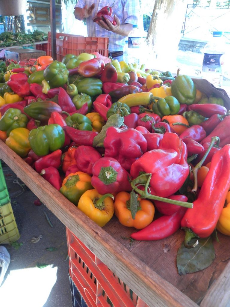 Colourful peppers image