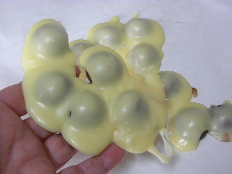 White chocolate eggs image