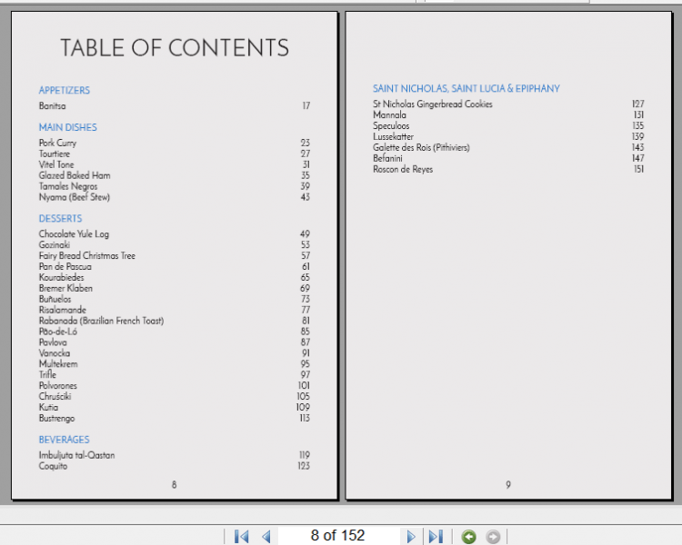 Table of Contents image