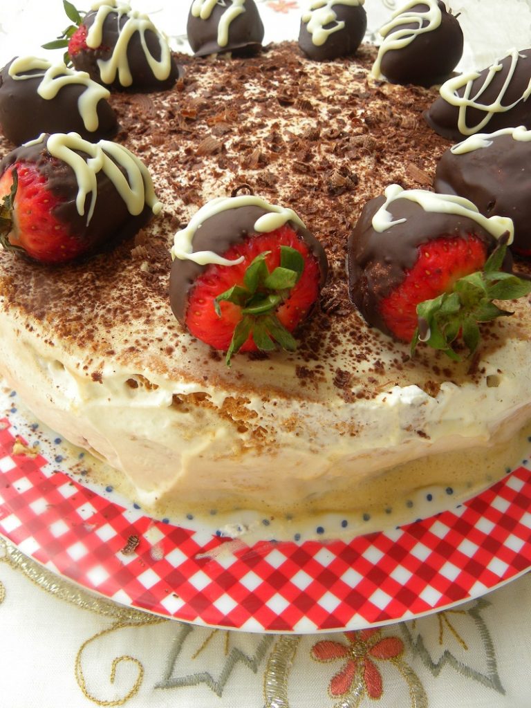 Tiramisu Birthday Cake image