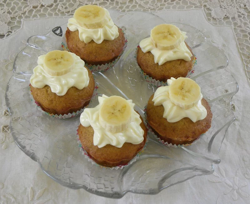 Masticha Banana Cupcakes image
