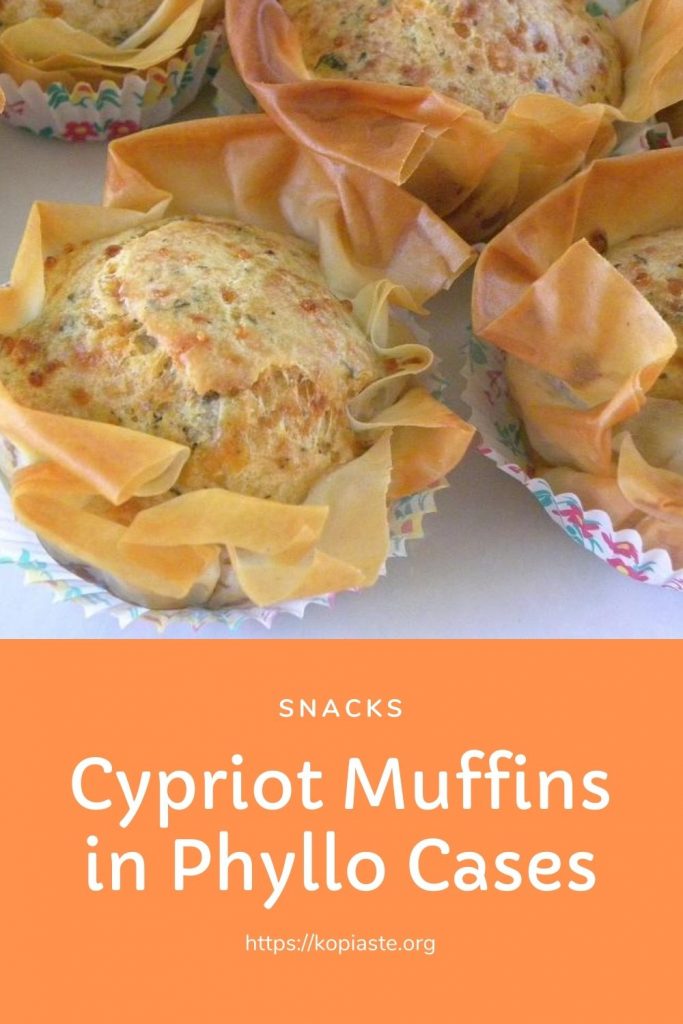 Collage Cypriot Muffins in Phyllo Cases image