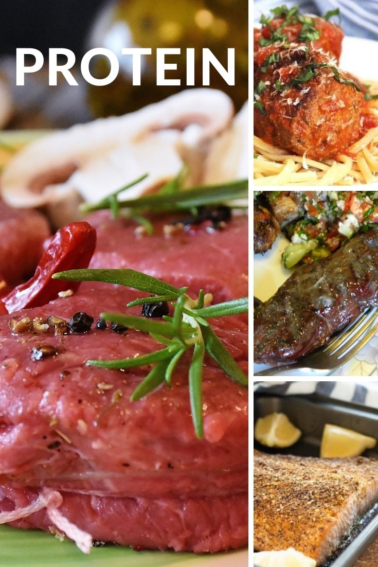 Collage Healthy Protein recipes photos