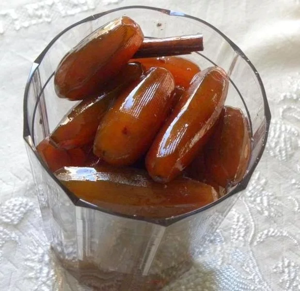 eggplant preserve in jar image