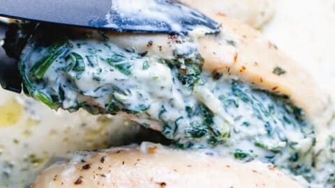 Image for Cream Cheese Spinach Stuffed Chicken Breast Recipe