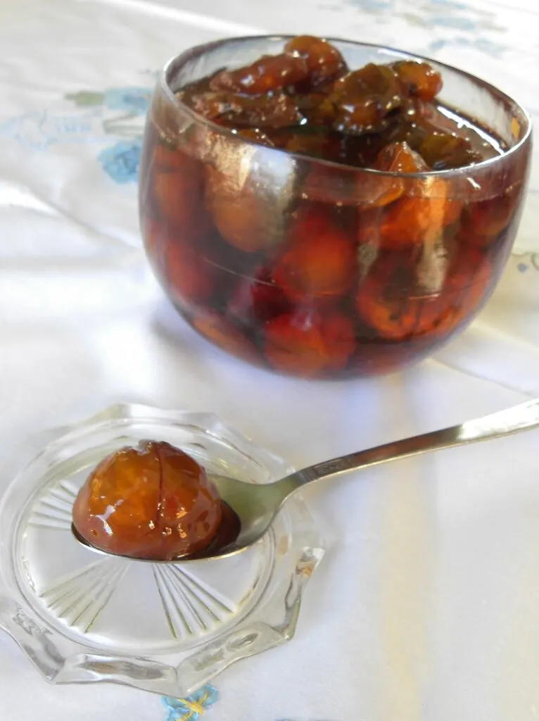 Honey candied chestnuts image