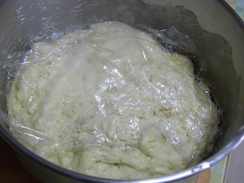 Dough rising image