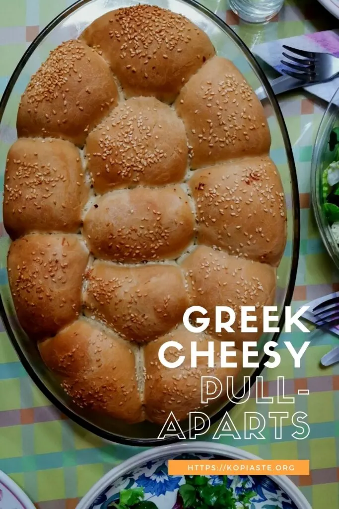 Collage cheesy Greek Pull-aparts image