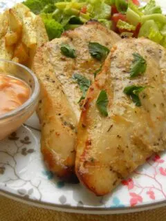 Oven Baked Marinated Chicken Breast image