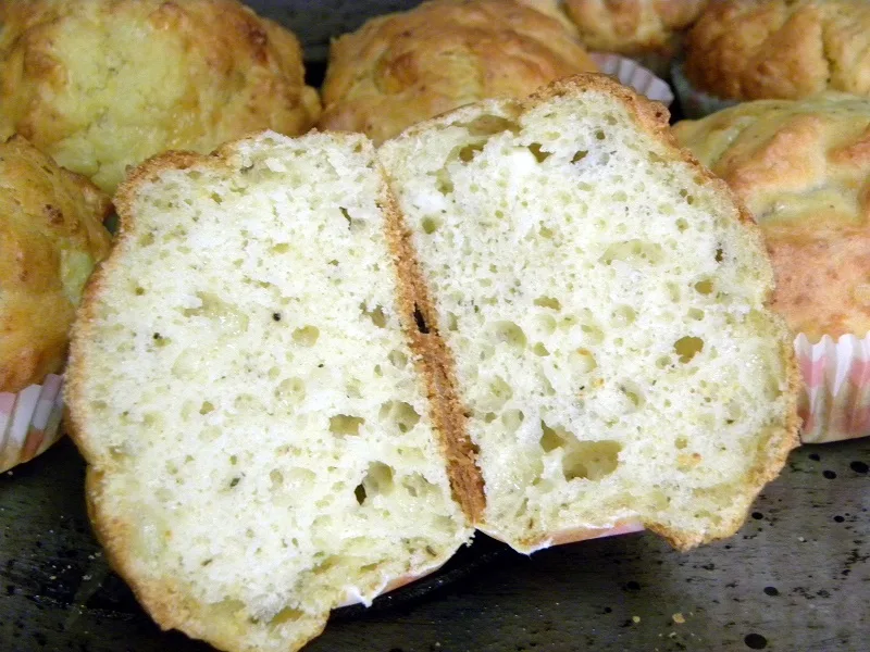 Three cheese Greek muffins image