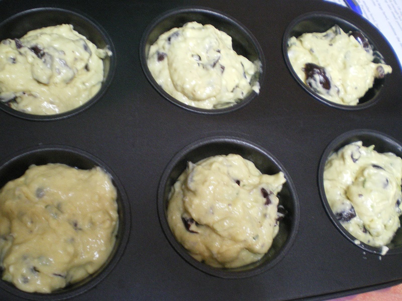 muffins before baking image