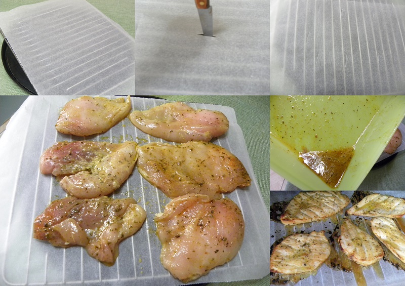 Collage grilling Honey and mustard grilled Chicken breasts image