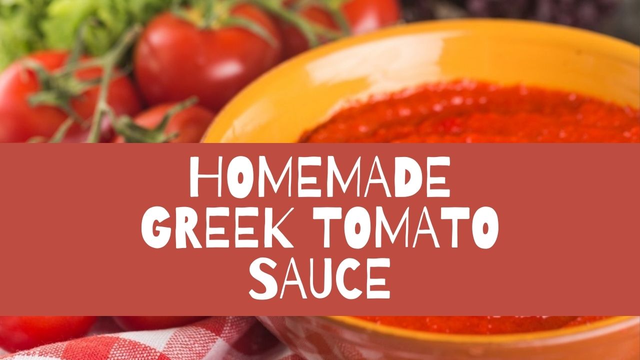 Homemade Greek Tomato Sauce Kopiaste..to Greek Hospitality
