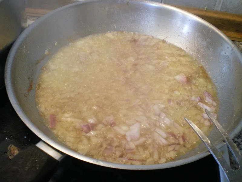 Sauteing onion image
