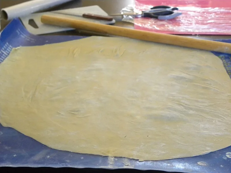 Making homemade phyllo image