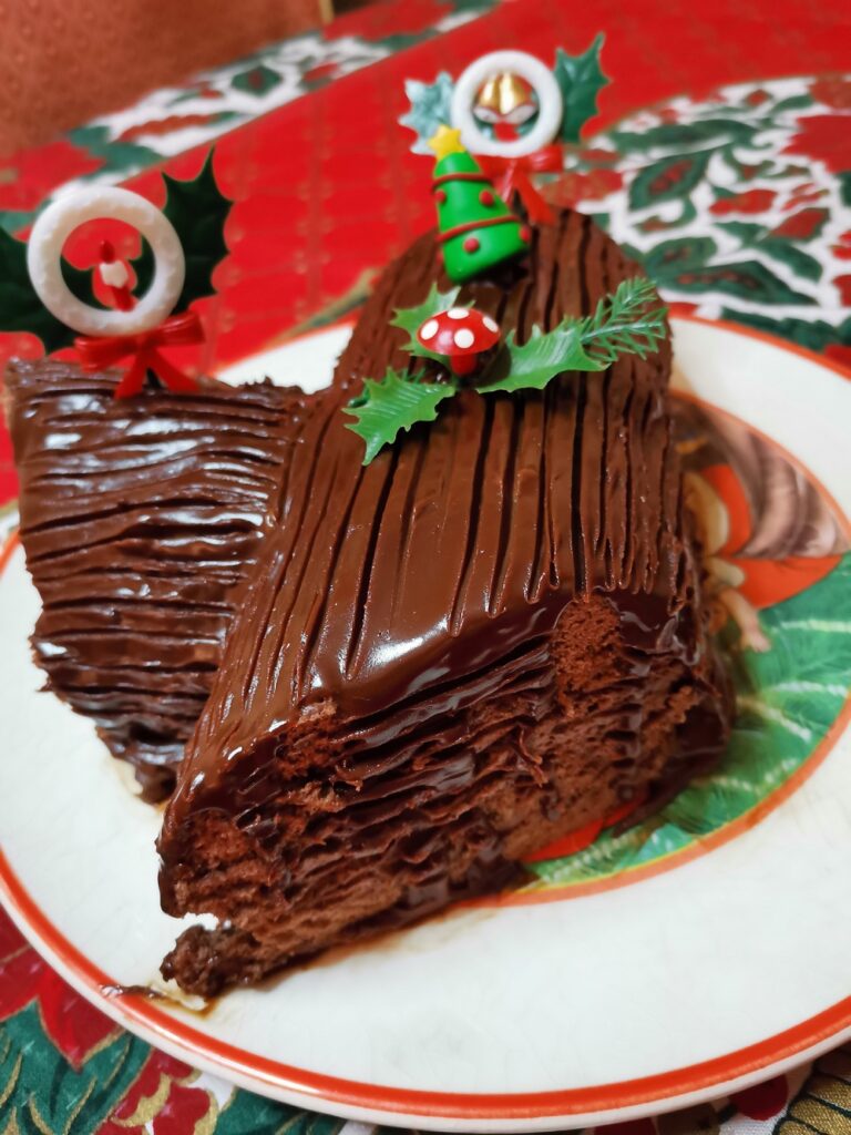 Chocolate Yule log image