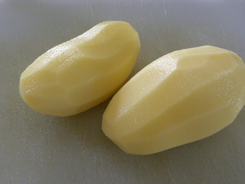 Peel and wash the potatoes image