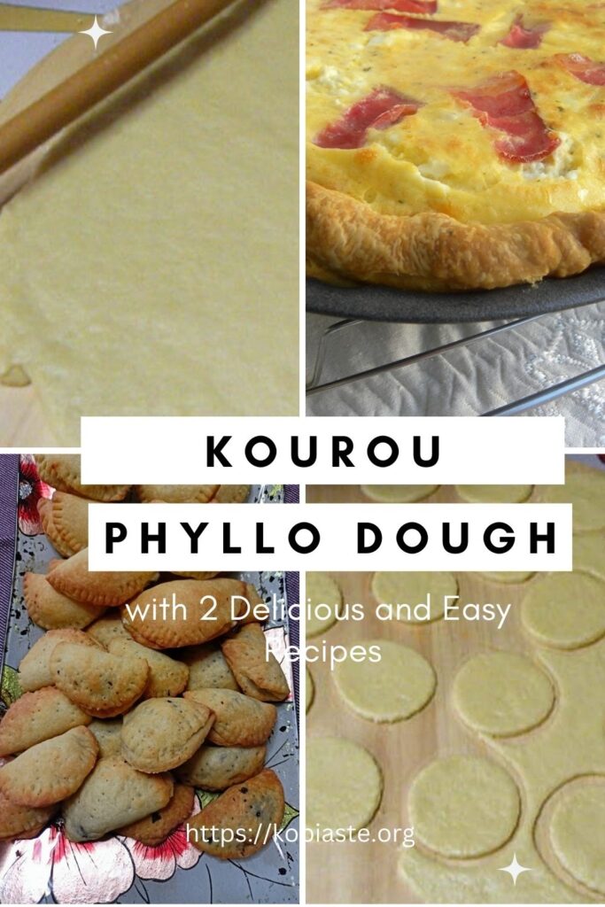 Collage Kourou Dough with two Delicious and Easy recipes image