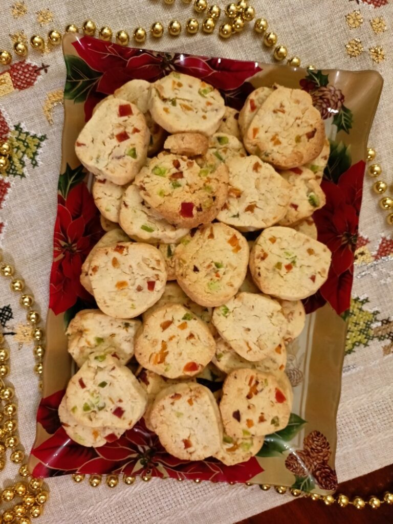 Easy Colourful Dried Fruit Shortbread Cookies image