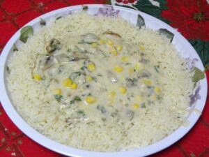 Turkey fricassee from leftovers image