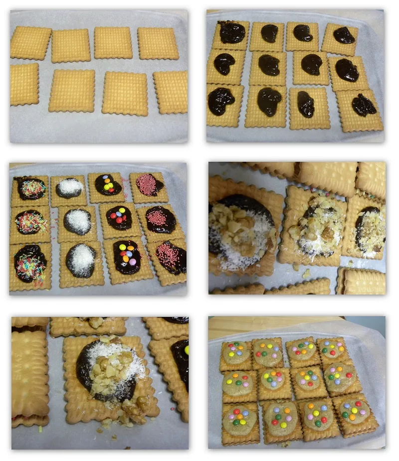 Collage Sandwiched Cookies with leftovers image