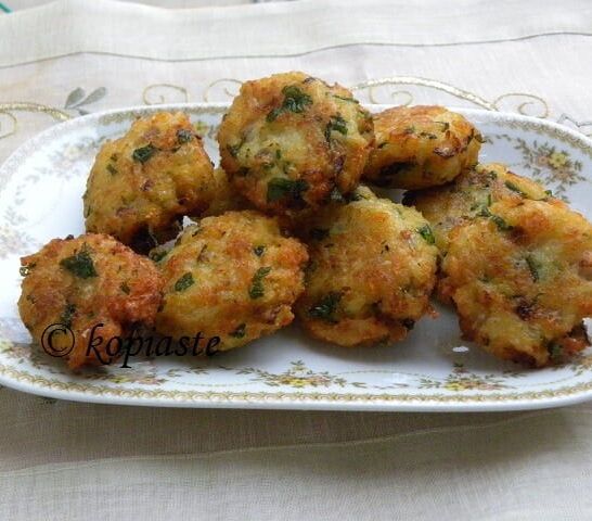 Ryzokeftedes, Greek Rice Patties with leftover rice