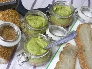 Avocado spread with lagana bread image