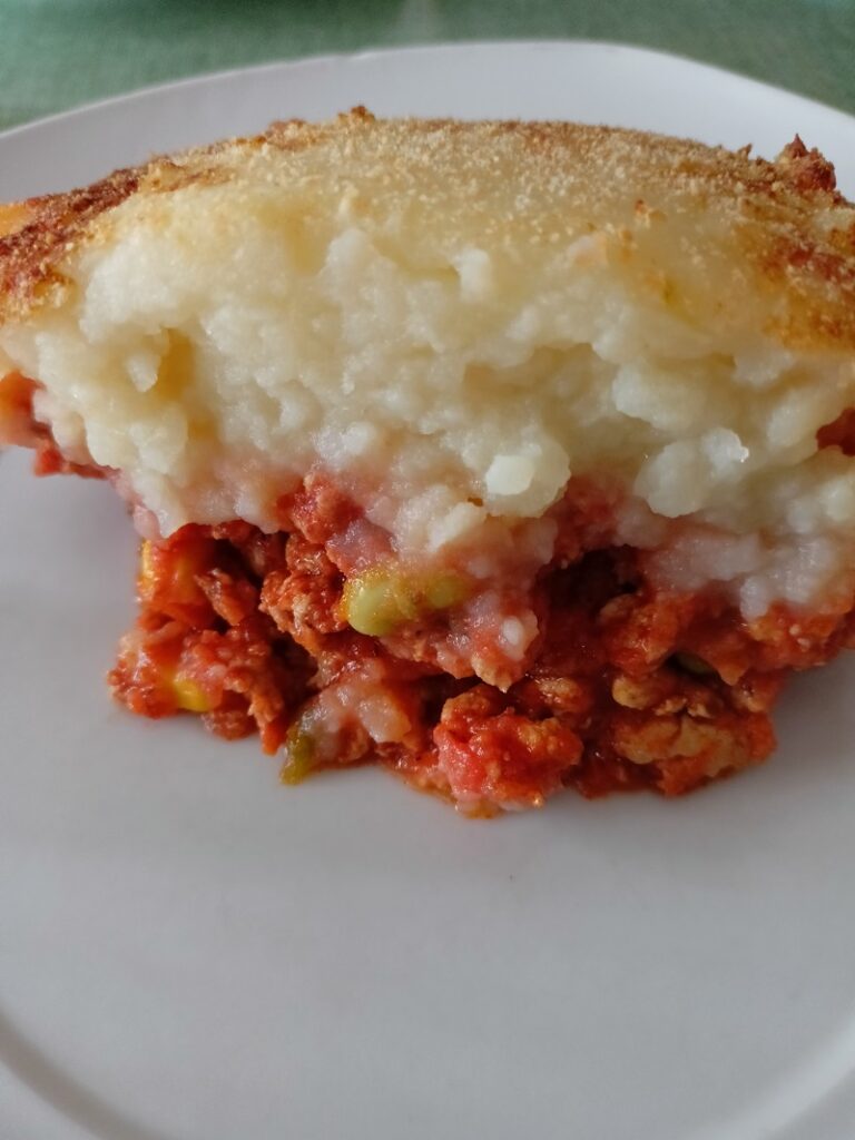 Cottage pie made in the air fryer image