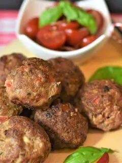 Airfryer meatballs round image