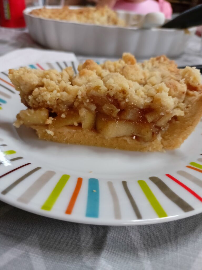 Apple Tart with Nut Crumble image