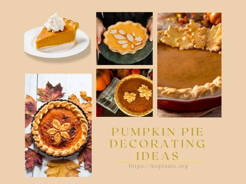 collage pumpkin pie decorating ideas image