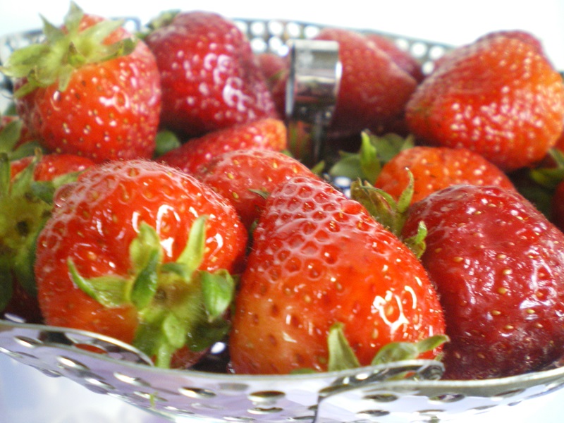 Fresh strawberries image