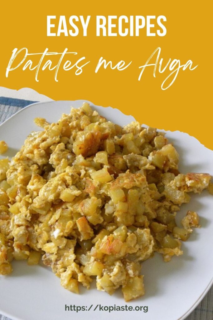 Collage Potatoes with eggs image