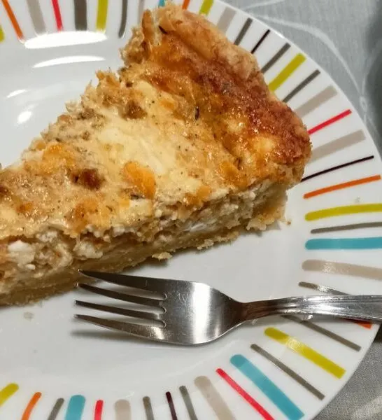 Butternut Squash Quiche with Four Cheeses