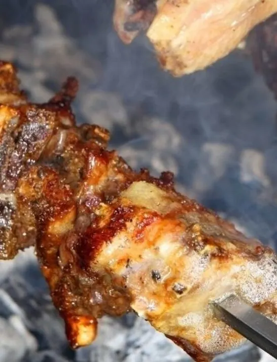 Cypriot Souvla (kontosouvli)