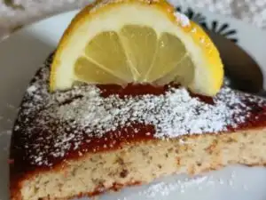 Lemon anthotyros cake image