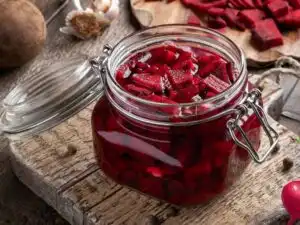 pickled beets in a jar image