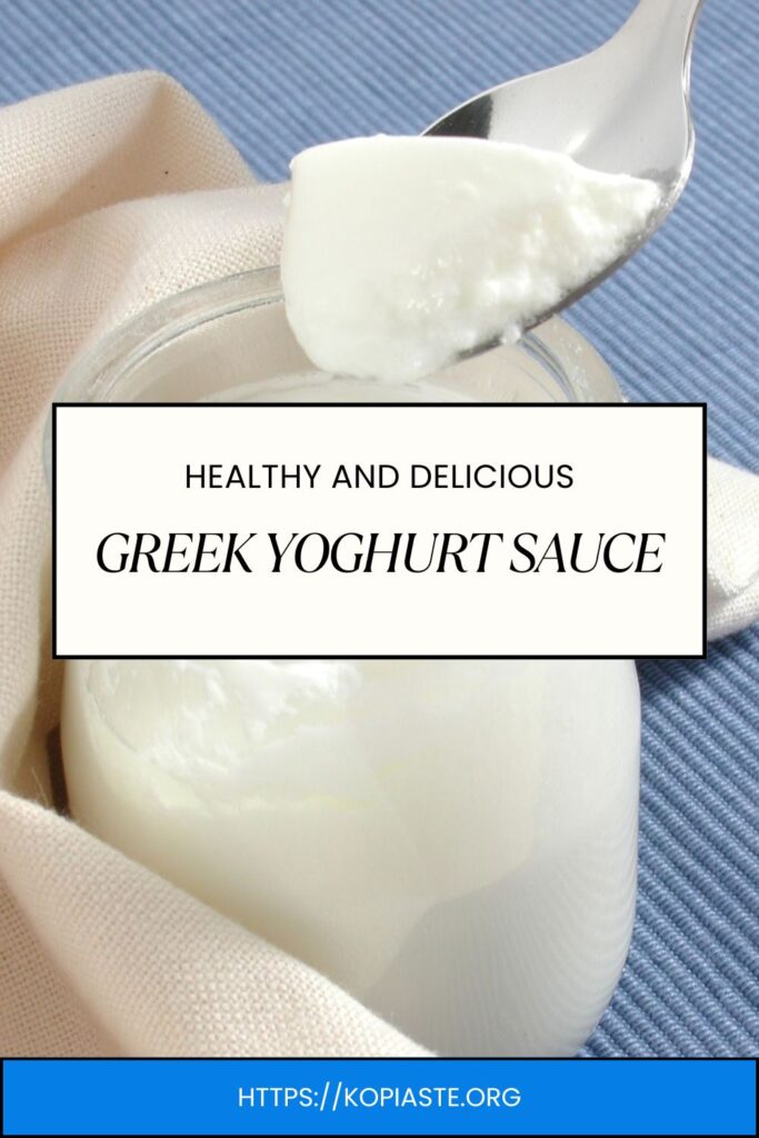 collage Greek yoghurt sauce Picture