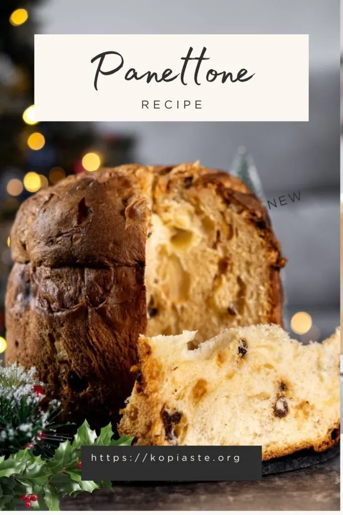 Collage Panettone cut image