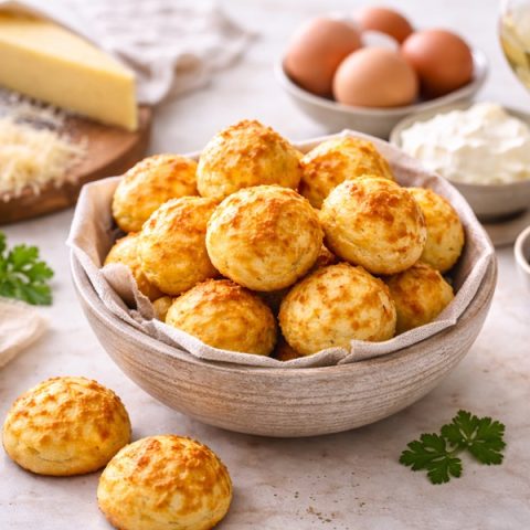 Freshly baked Goug&egrave;res image