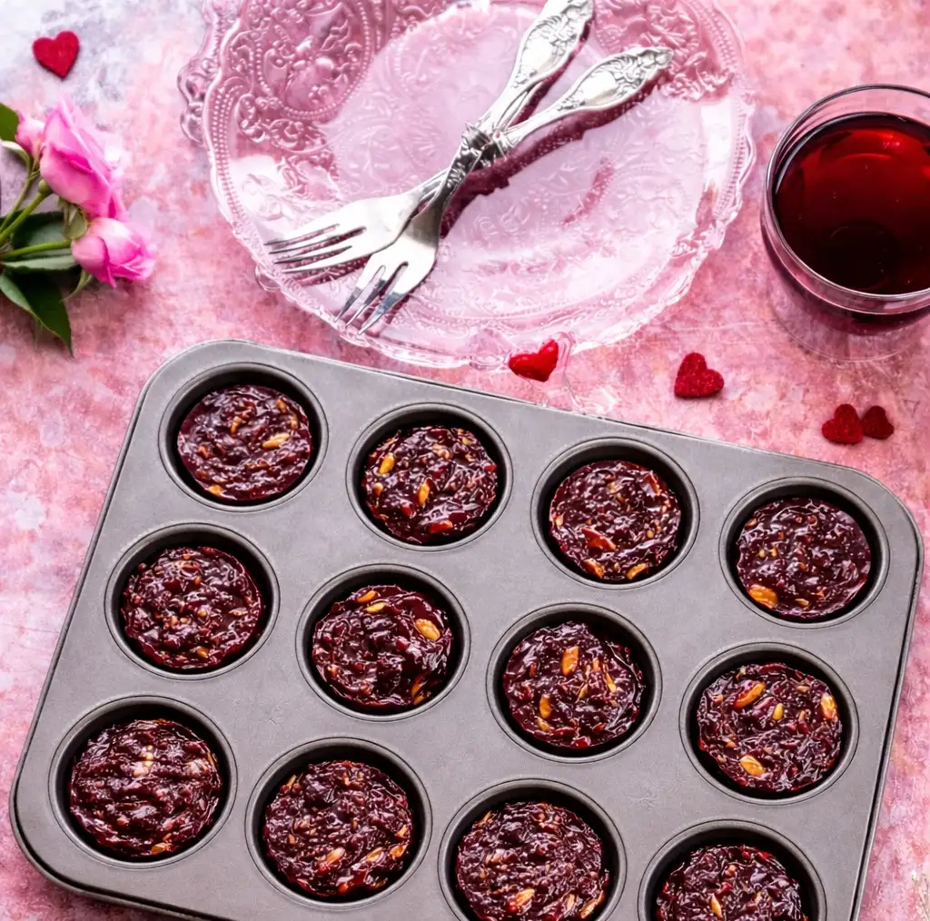 Kydonopasto in the muffin tin Image