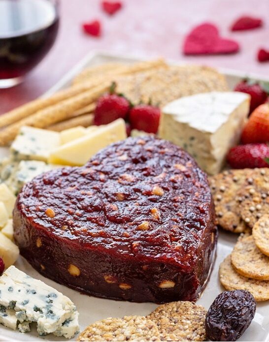 Red-Wine Kydonopasto with Spices and Almonds