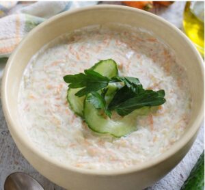 A different tzatziki with carrots image
