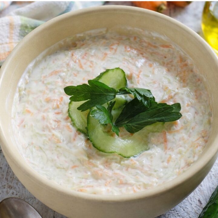 A different tzatziki with carrots image