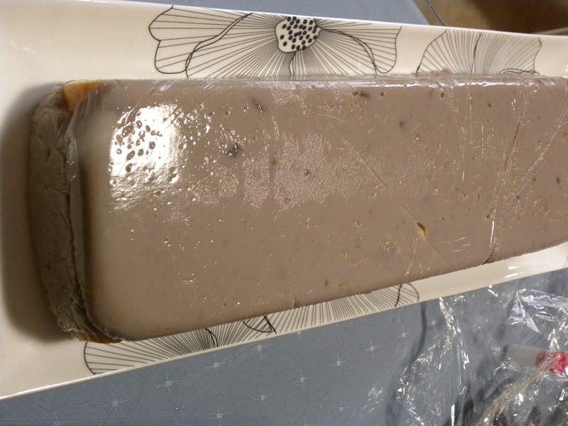 Inverting the dessert on a platter image