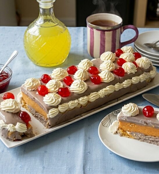 Easy No-Bake Cherry Limoncello Delight