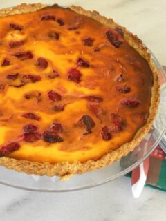 Strawberry and anthotyro tart image
